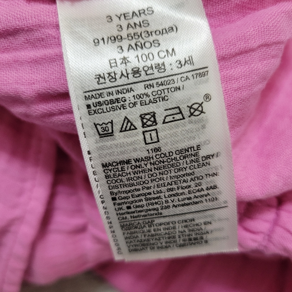 Nwt Baby Gap Pink Cotton Toddler Girl Skirt And Top Set - Picture 5 of 5